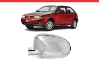 Imagem do produto Capa de Retrovisor Cromado Lado Direito e Esquerdo para Volkswagen Gol G2 1995 a 1999 - Cod. 9752 / 9753
